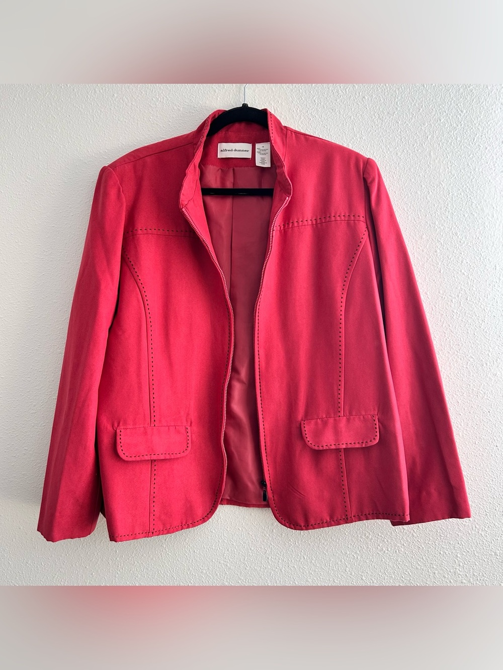 Alfred Dunner Pink Women's Tailored Jacket